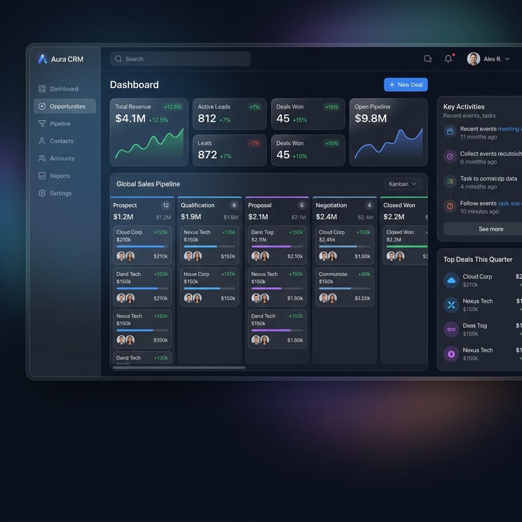 Nexus CRM hero preview