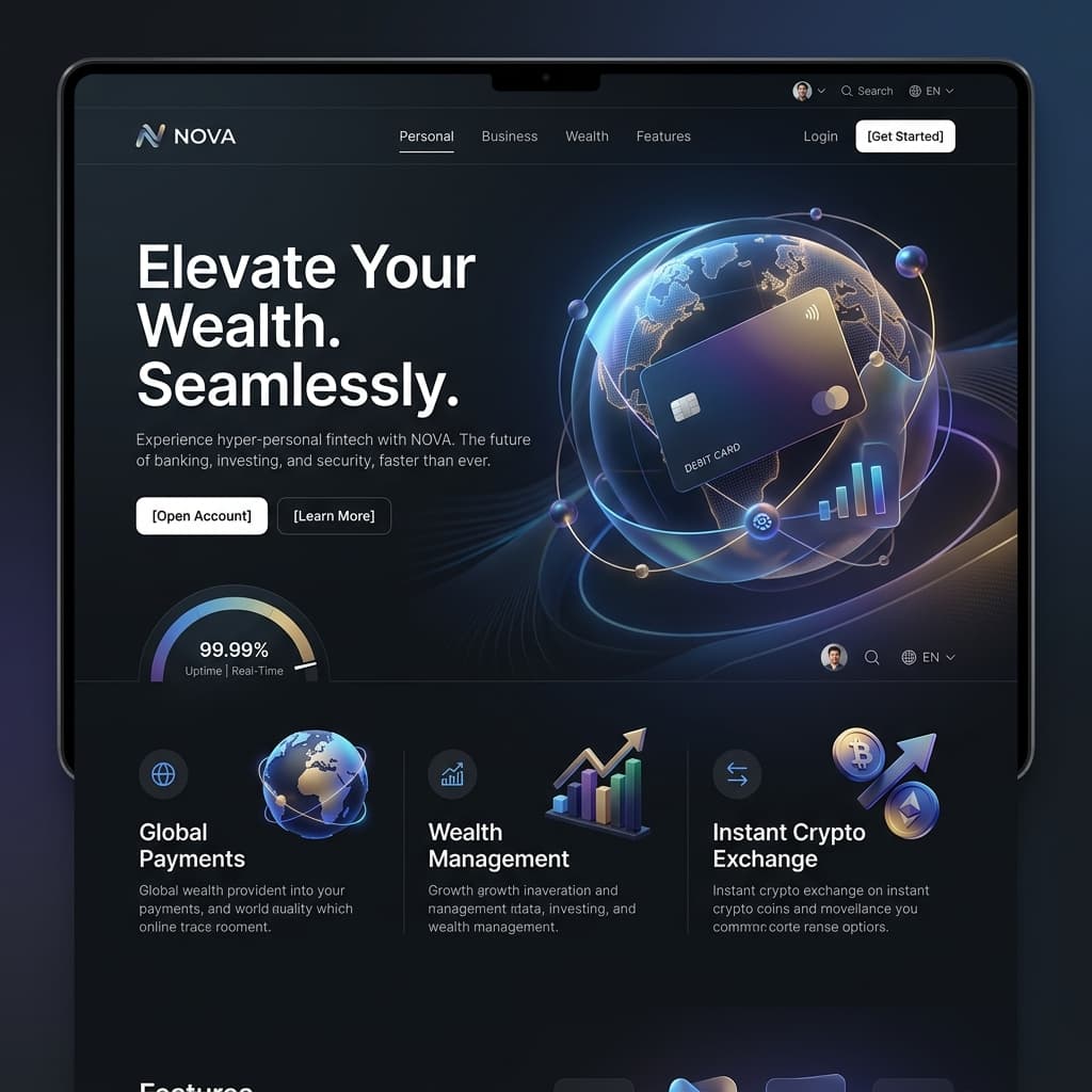 Vela — Brand Website project preview